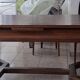solid wood dining table the monastic with a checkerboard top