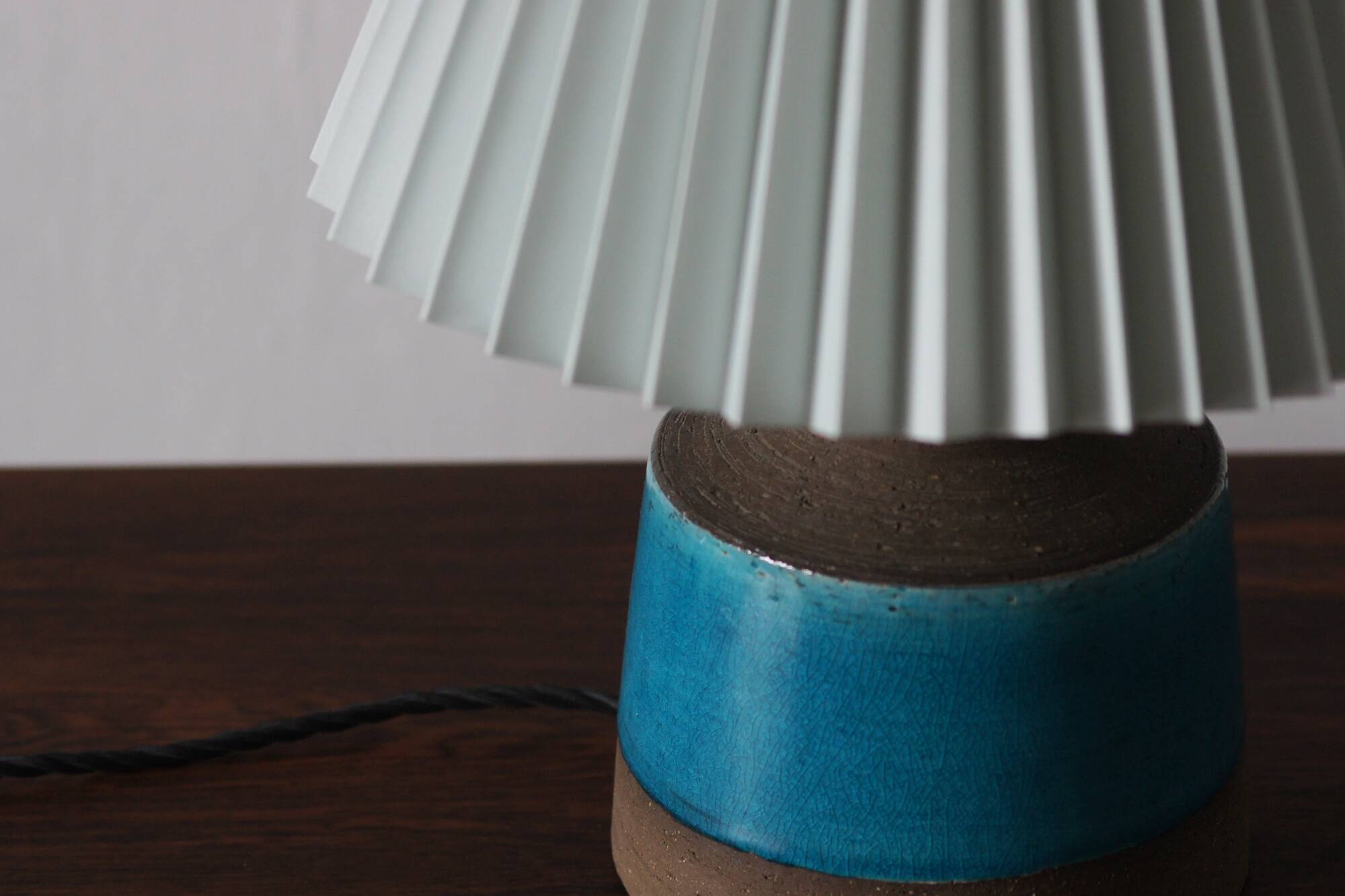 Vintage Ceramic Table Lamp, Denmark, 1960s
