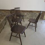 4 chaises Fanett SWR Ilmari Tapiovaara