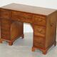 Georgian military campaign desk Regency with large map drawer