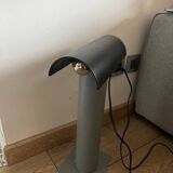 Gray and black lamp