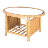 Rattan coffee table