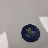 Mandarin hanging lamp made in opal white hand-crafted and mouth-blown glass