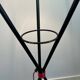1950s metal tripod floor lamp, completely original
