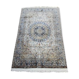 Tapis soie fait main Nain Iran 291x176 cm