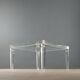 Table basse en plexiglas