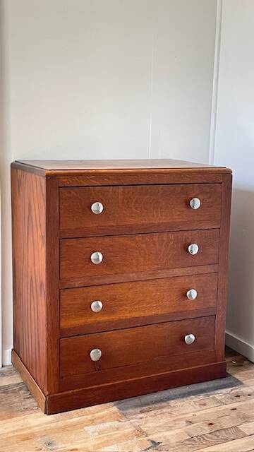 COMMODE Art Déco CHENE Massif
