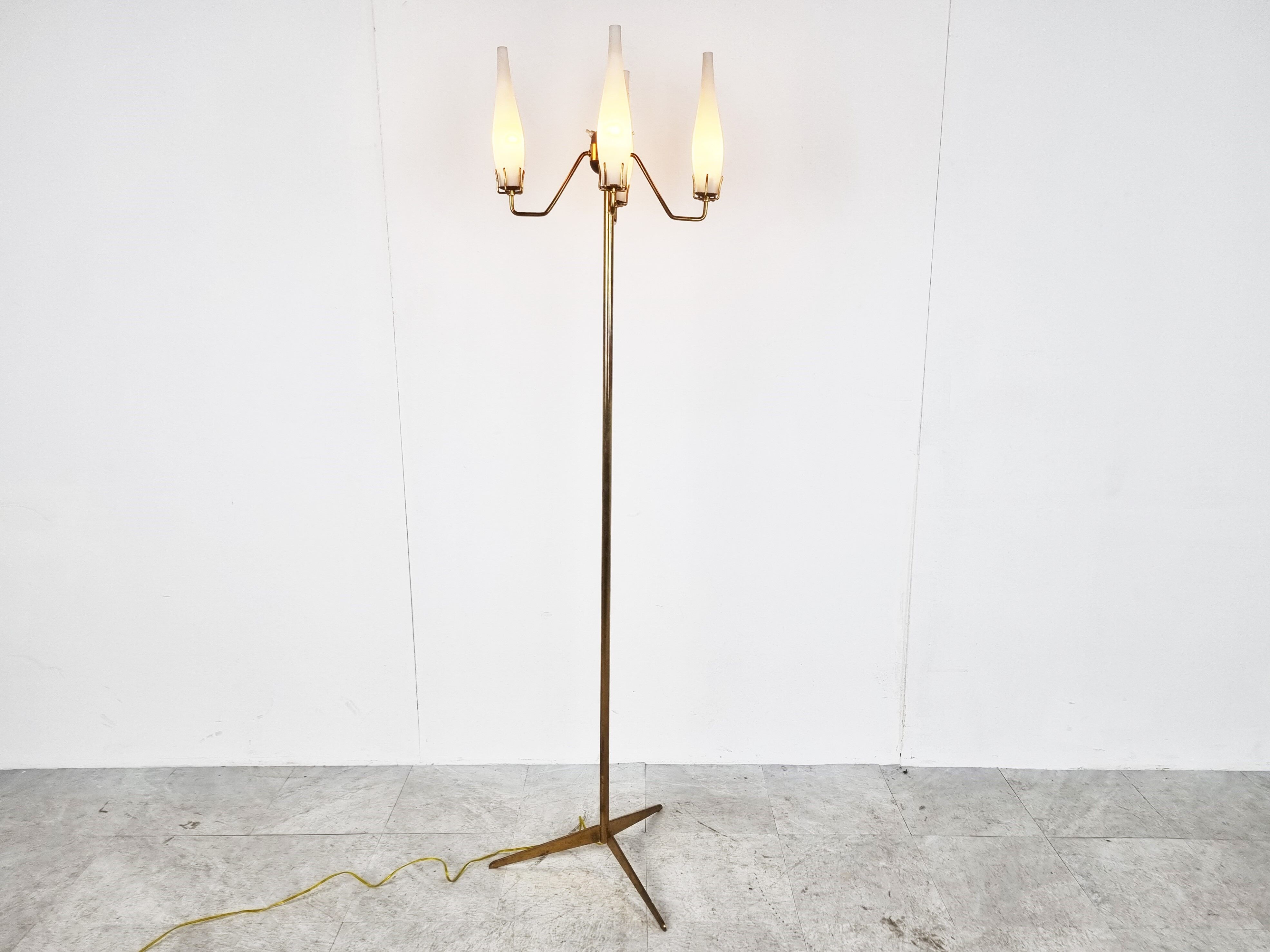 Mid century floor lamp by Stilux Milano, 1950s