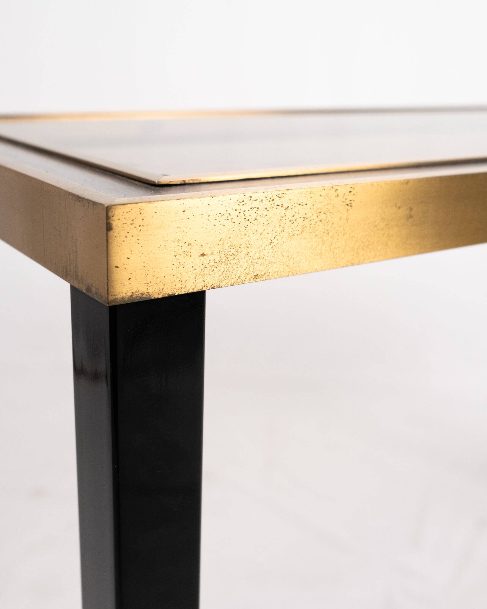 Italian console in the style of Willy Rizzo, 1970s.