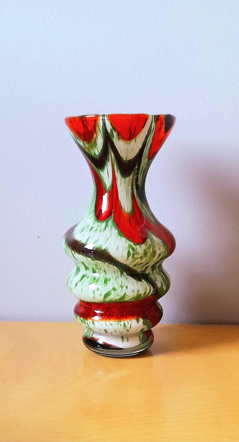 Murano glass vase, Carlo Moretti 70s