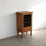 vintage bedside table | side table | Kjaernulf | oak