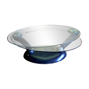 Table basse à deux plateaux