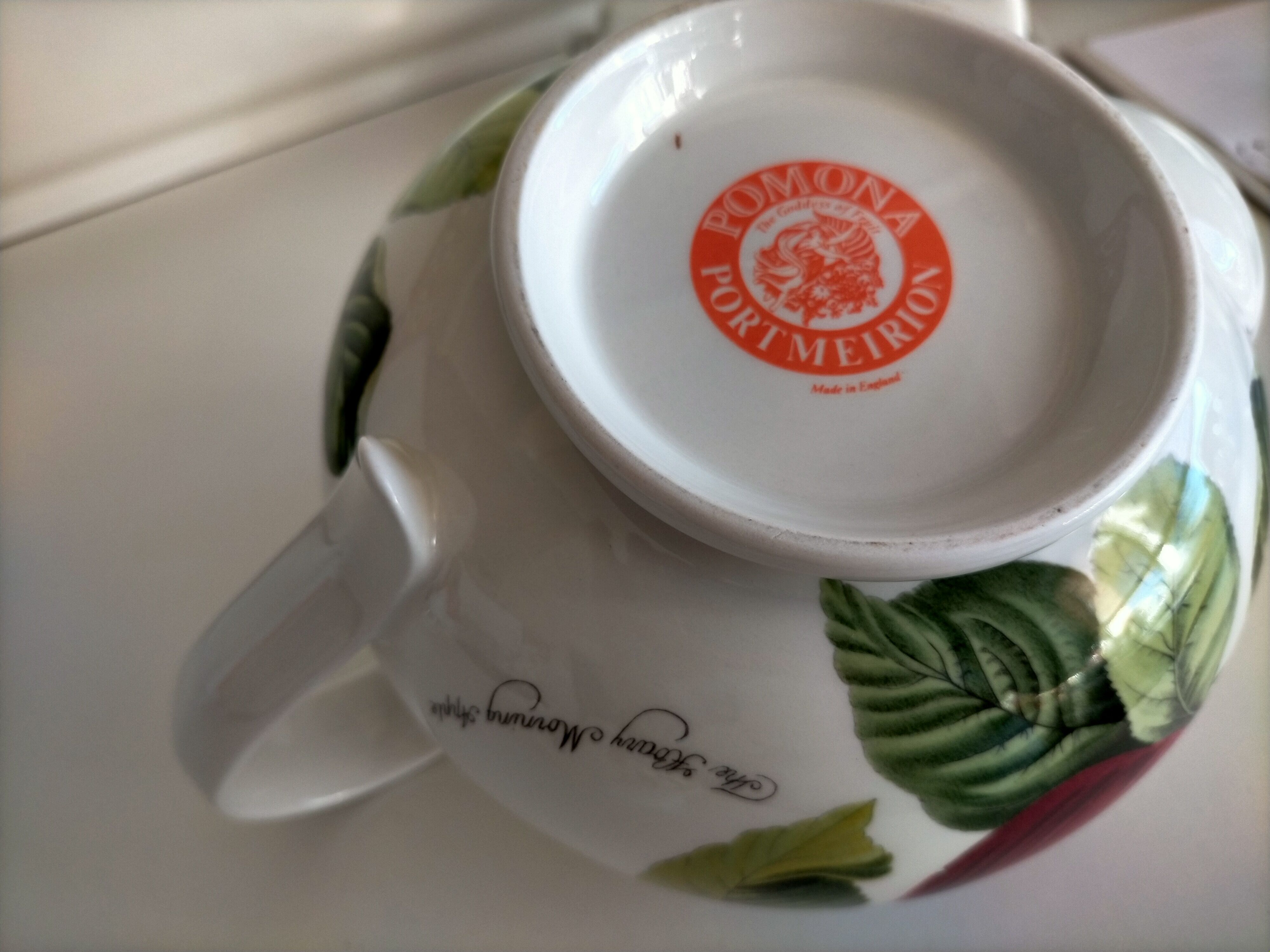 Porcelain teapot
