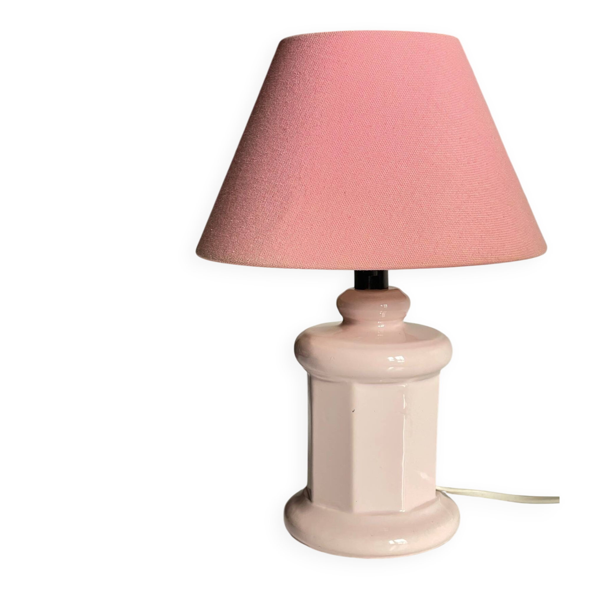 LAMPE Céramique Rose VINTAGE