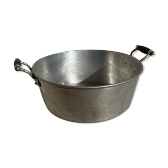 Bassine de lessiveuse ou faitout en zinc