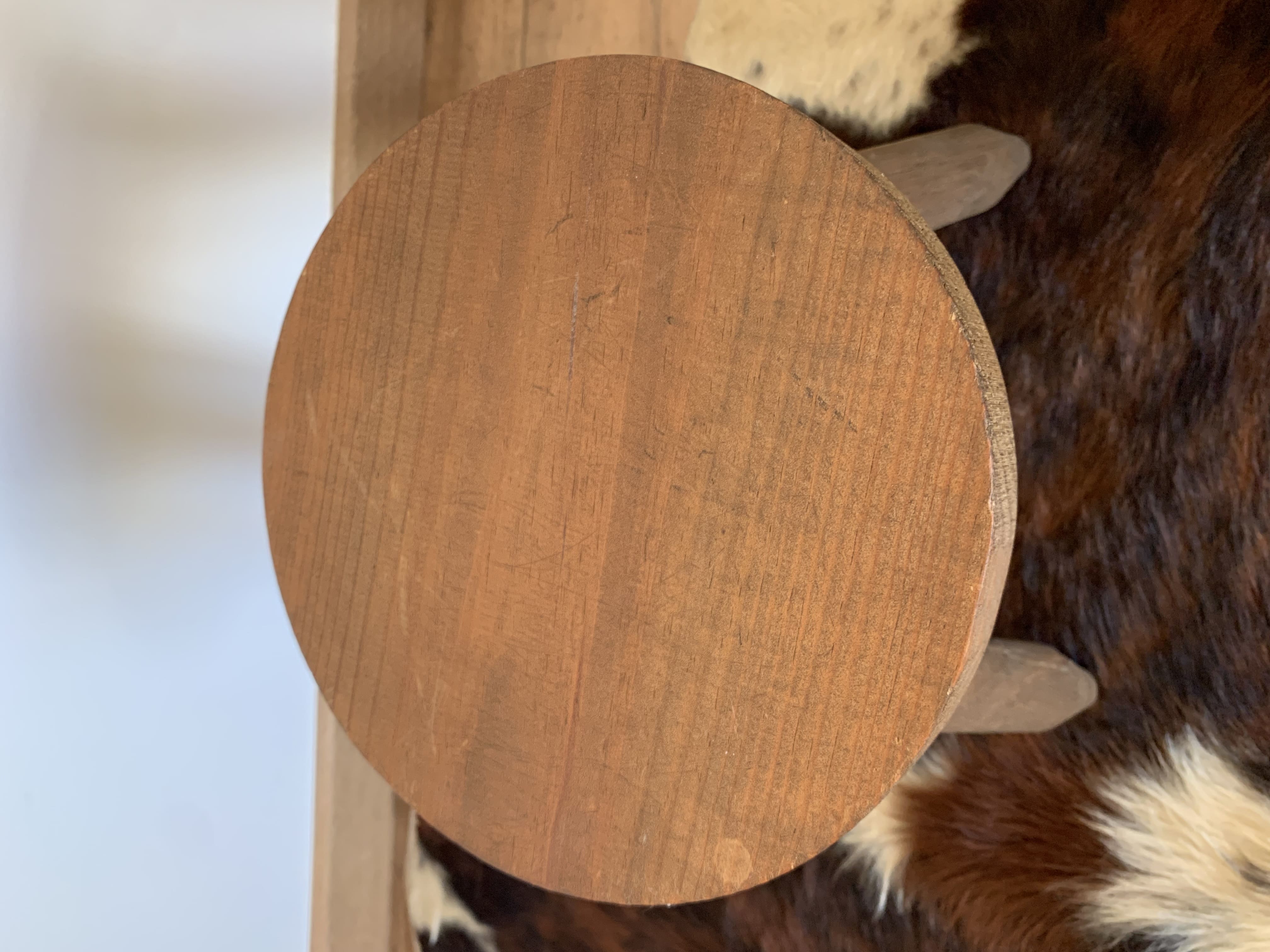 Vintage tripod stool