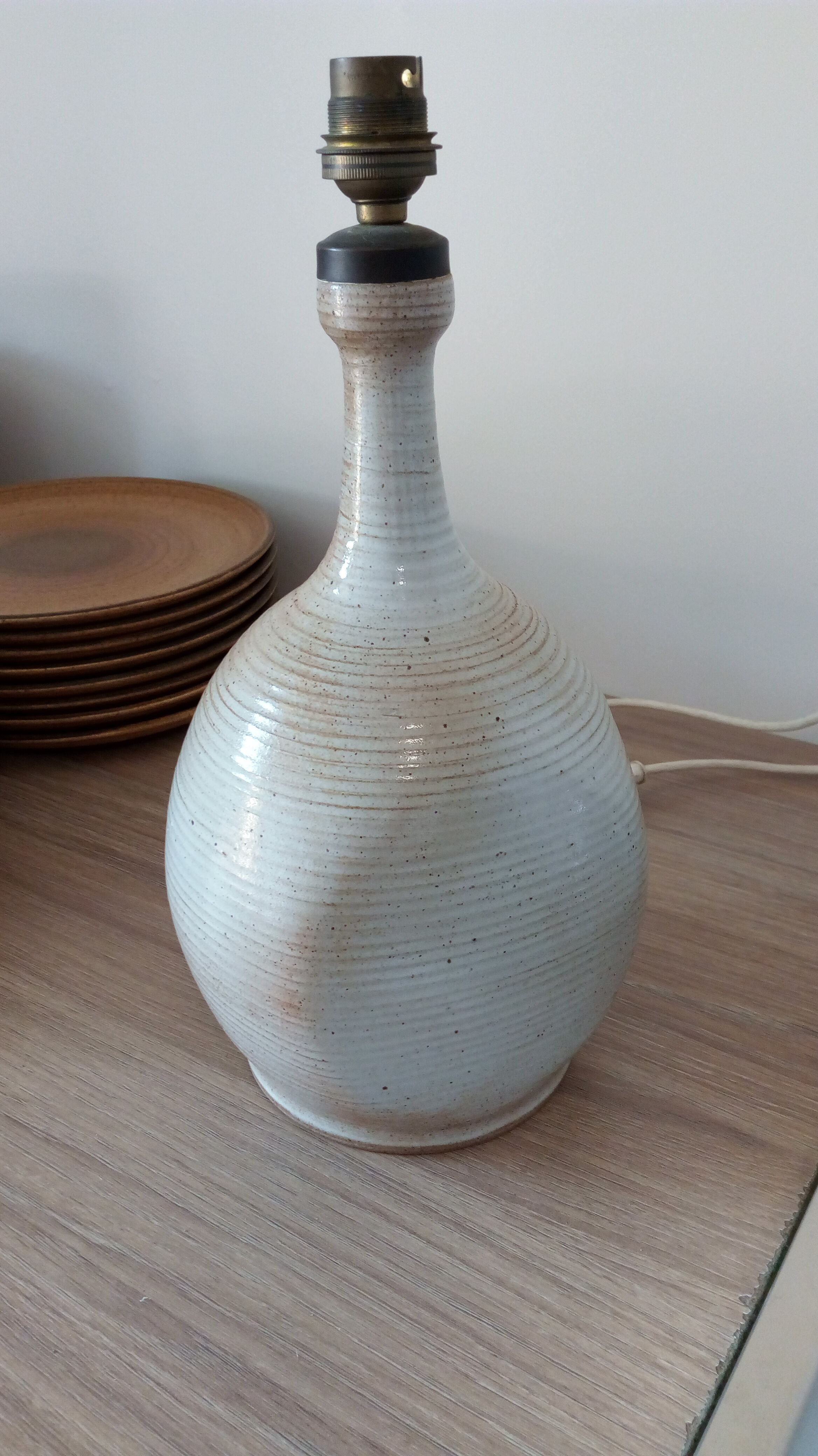 Lamp foot in Grès du Marais