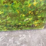 Green landscape signed in 2008