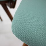 1960s set of four frantisek jirak dining chairs, czechoslovakia
