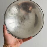 Shiny silver metal cup