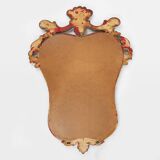 20th Century Belgian baroque mirror in gilded wood