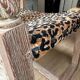 Vintage limed oak armchair