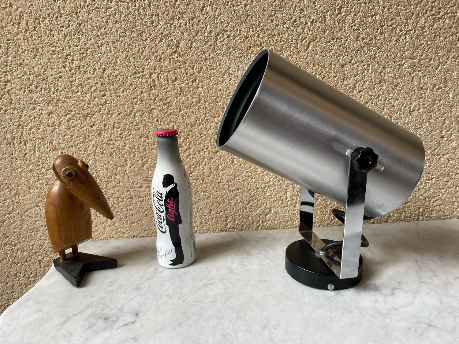 Lamp lamp spot tube Philips vintage 70 aluminum