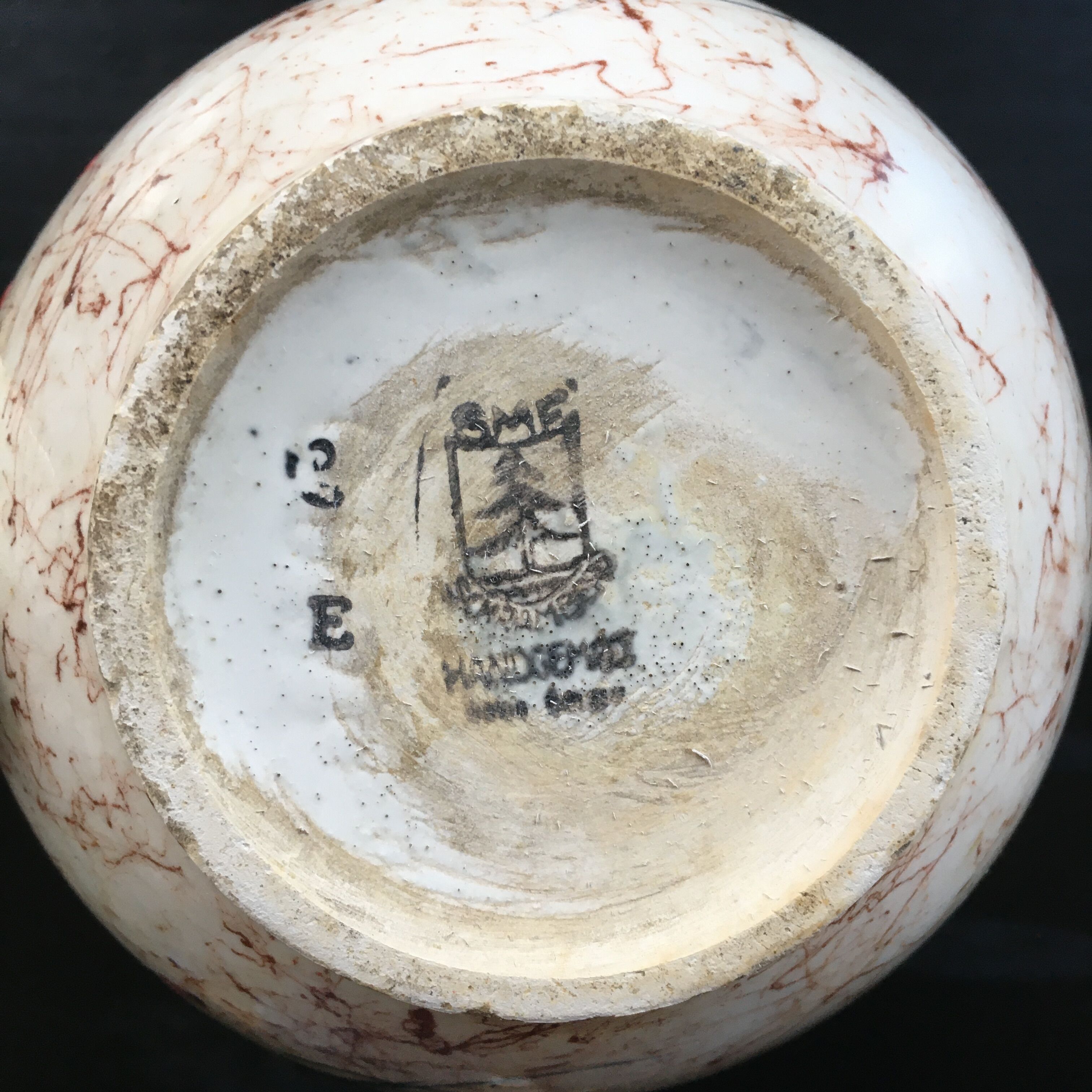 English pink flowered pitcher