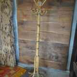 Coat rack rattan parrot
