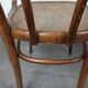 Paire de fauteuils bistrot en bois courbé