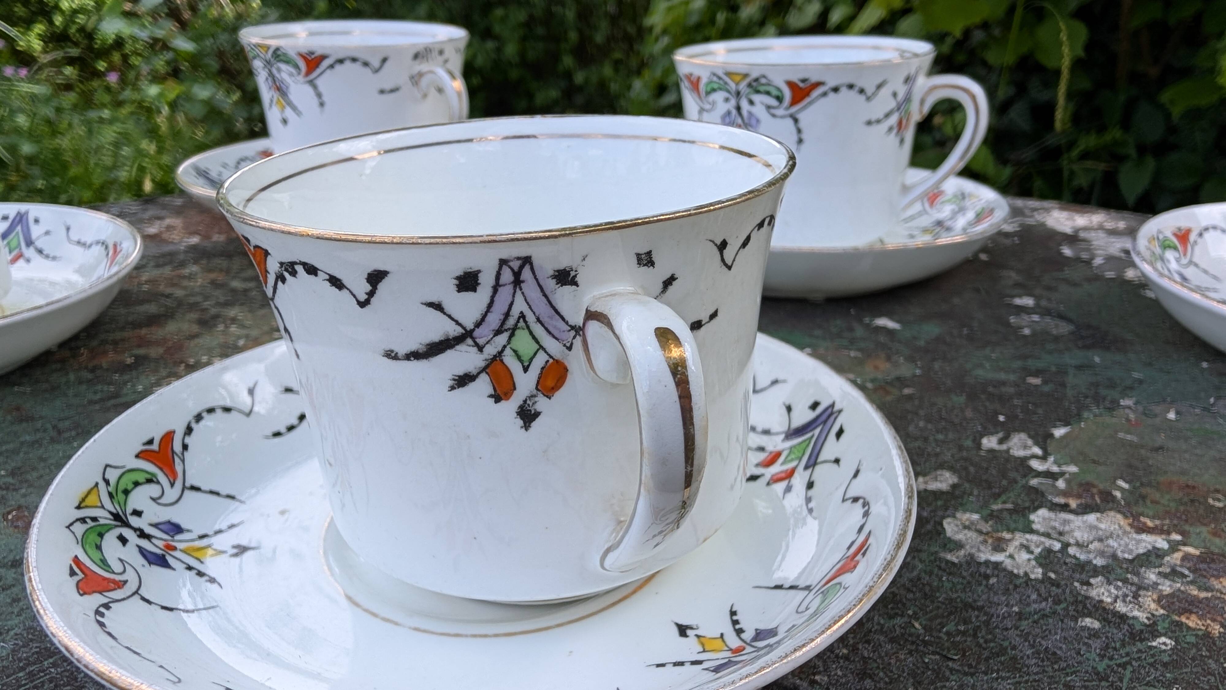 Art Deco English tea service Gladstone