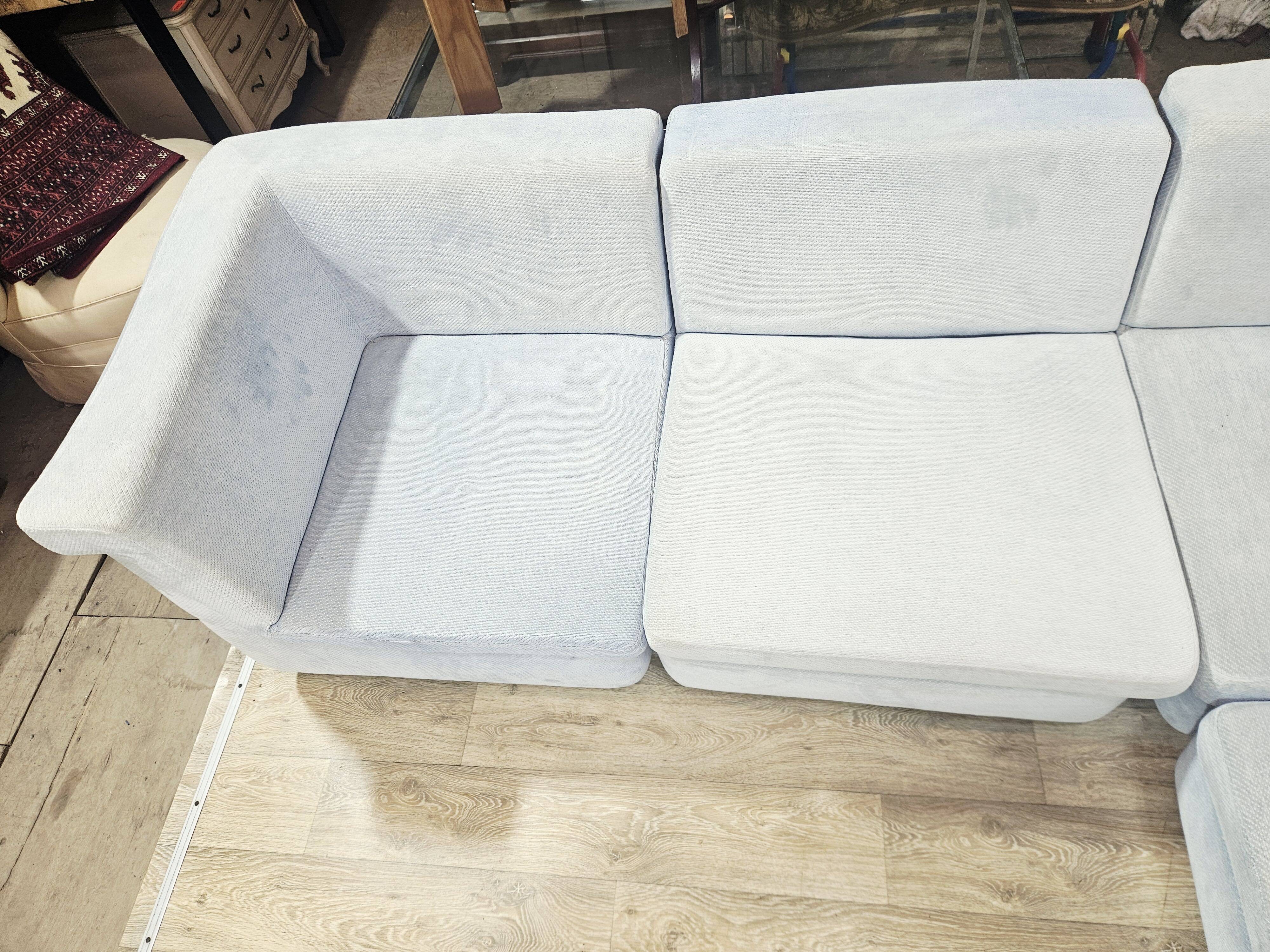 Rolf Benz modular corner sofa, 1970s.