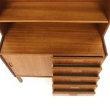 Scandinavian teak bookcase, Sweden, 1960