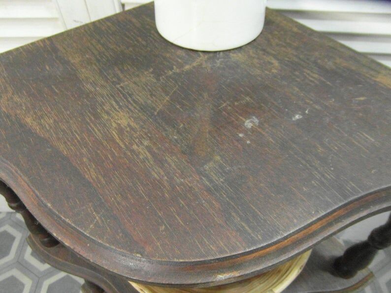 Wooden corner shelf, vintage