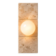 Wall light in travertine