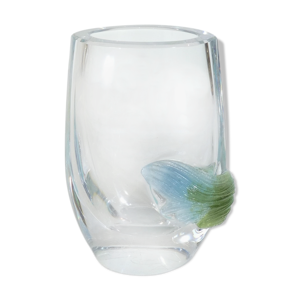 vase en cristal et pate