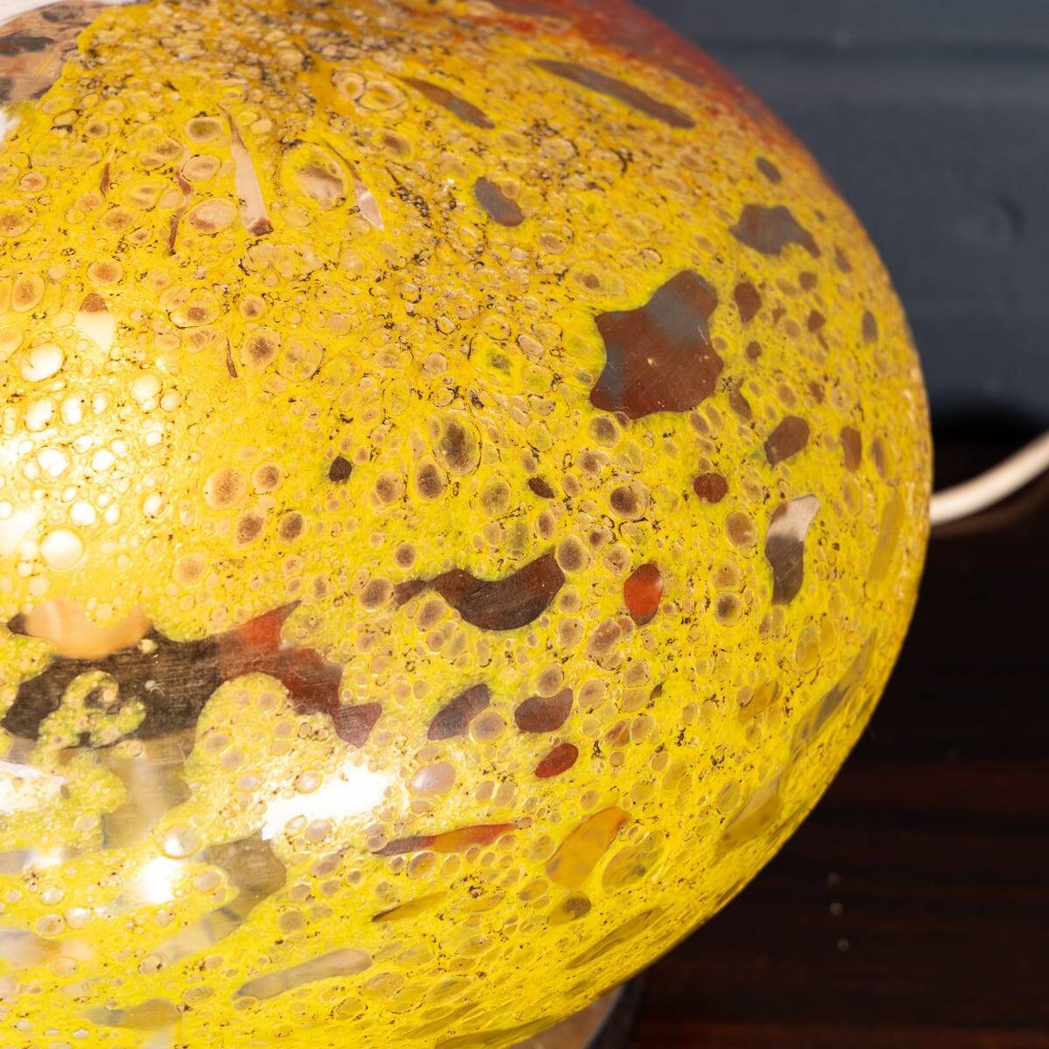 Vintage 20thc italian murano art glass table lamp c.1970