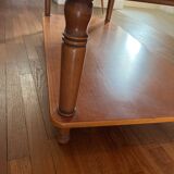 Cherry wood coffee table from the 80s