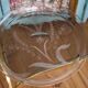 Etched glass top