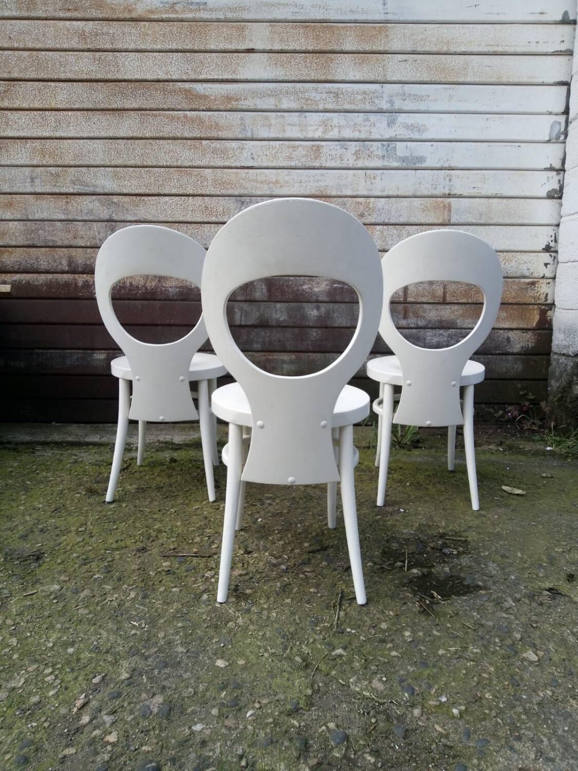 3 Baumann Mouette model chairs