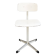 Mid Century Chaise d'école Chaise d'enfant Blanc Bois Métal Vintage Rétro C