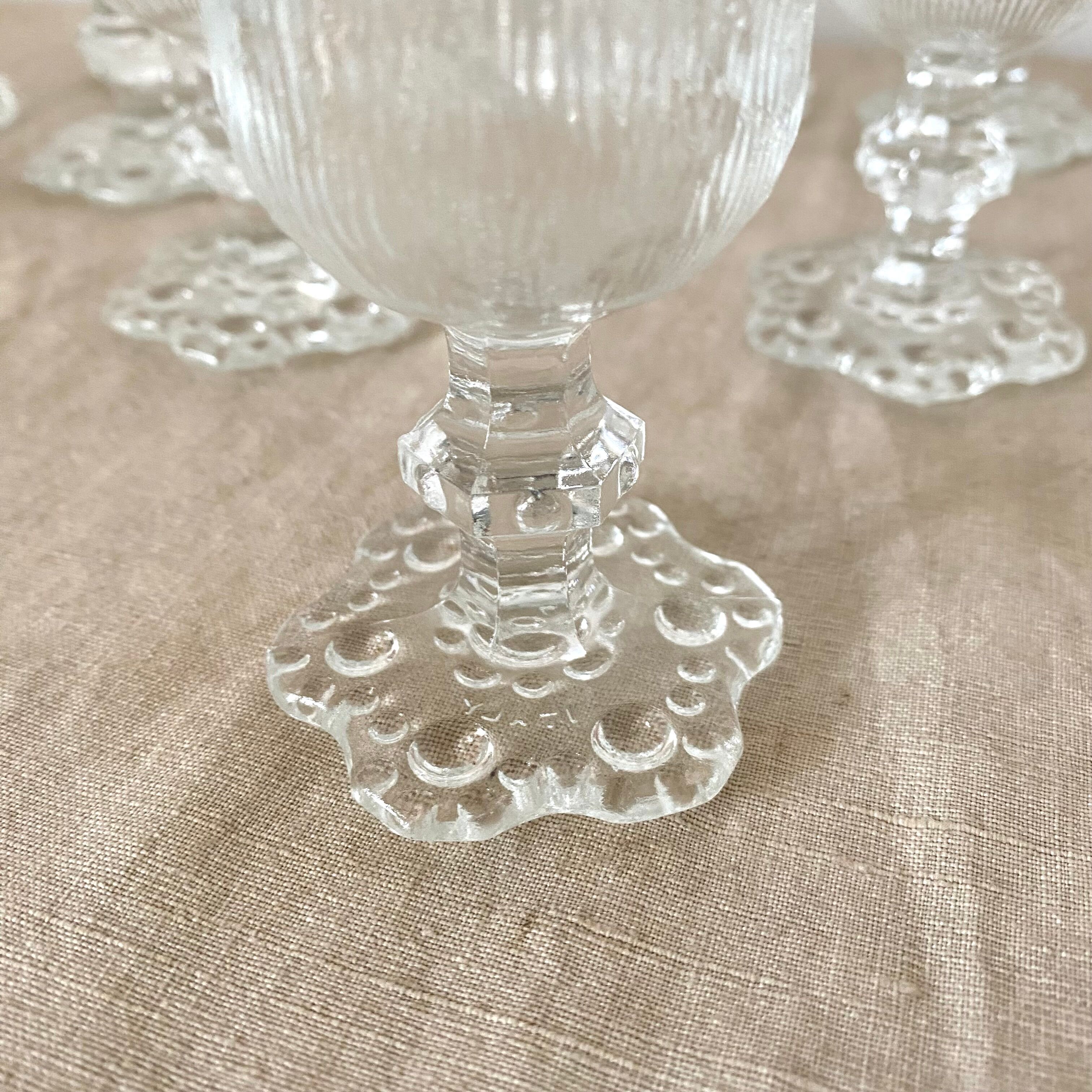 Vintage champagne flutes