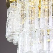 Large glass chandelier Limburg, Germany, 1960s