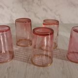 Vintage liqueur glasses blown glass