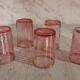 Vintage liqueur glasses blown glass