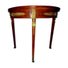 Half-moon console table mahogany empire