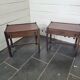 Pair of Scandinavian mahogany bedside tables from the 60s