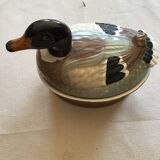 Vintage duck terrine year 70 good condition geo brand