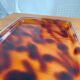 Lucite tray and vintage chrome