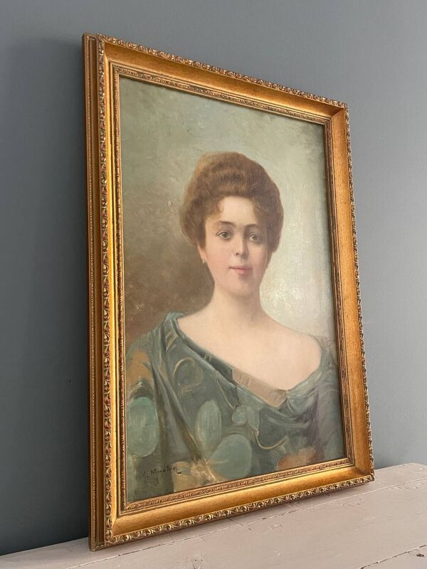 Tableau ancien signé Georges Mouton, début XXème